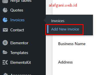 installation invoices sliced step 4