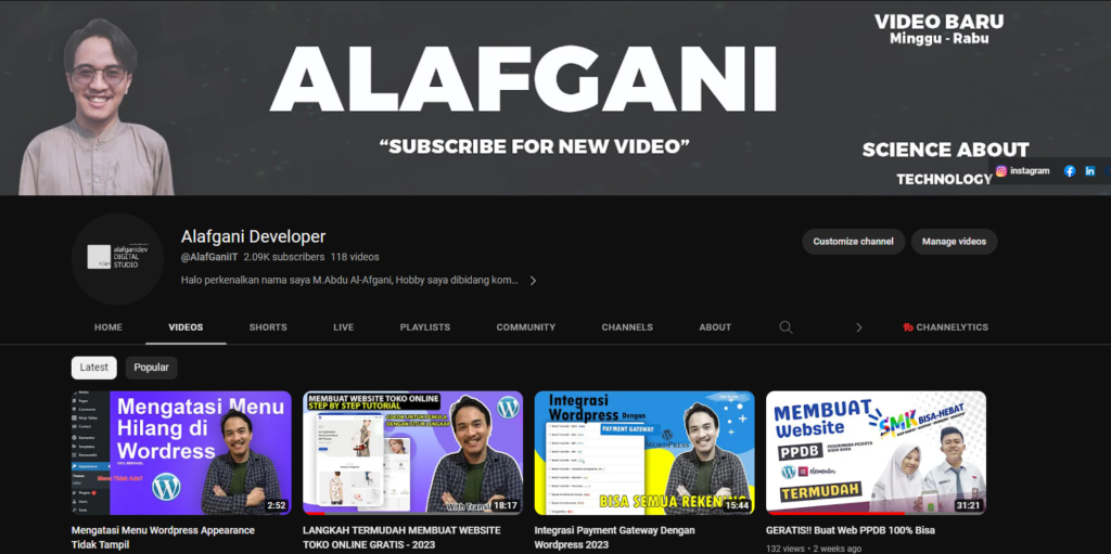 belajar wordpress