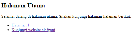 belajar html hyperlink dan contohnya