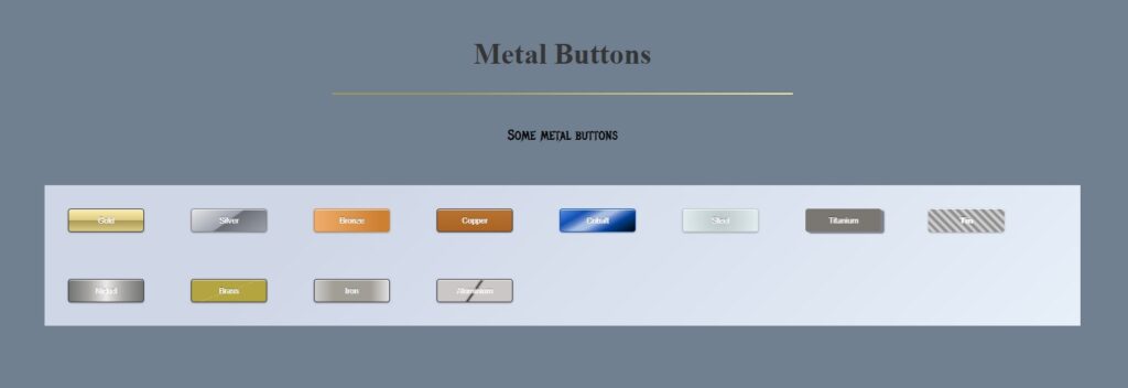 button modern html css