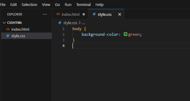 cara menghubungkan html dan css