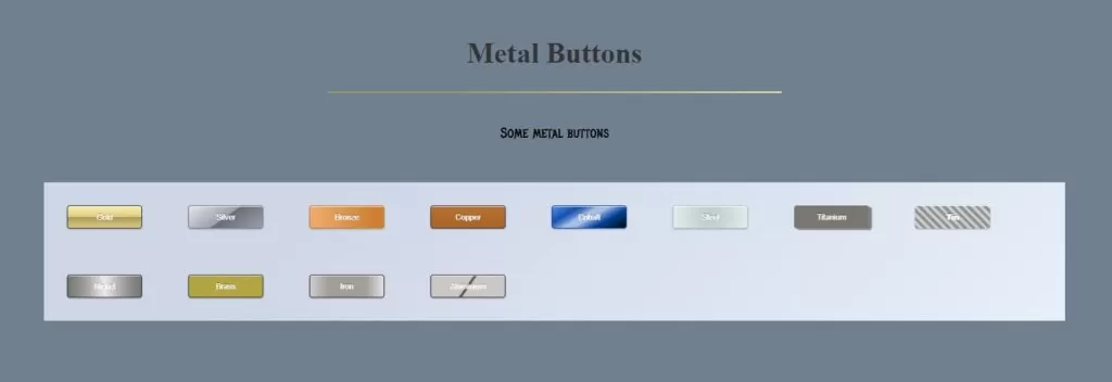 button modern html css
