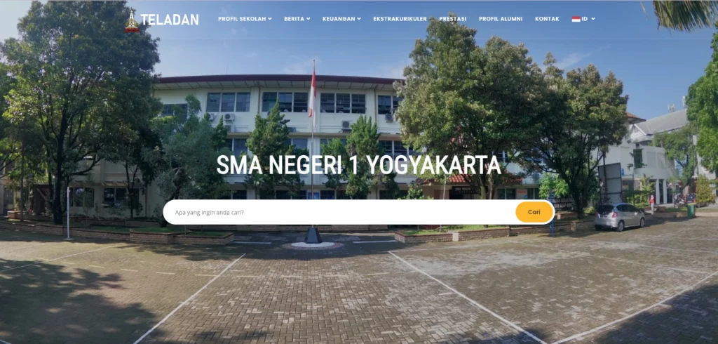 contoh website sekolah
