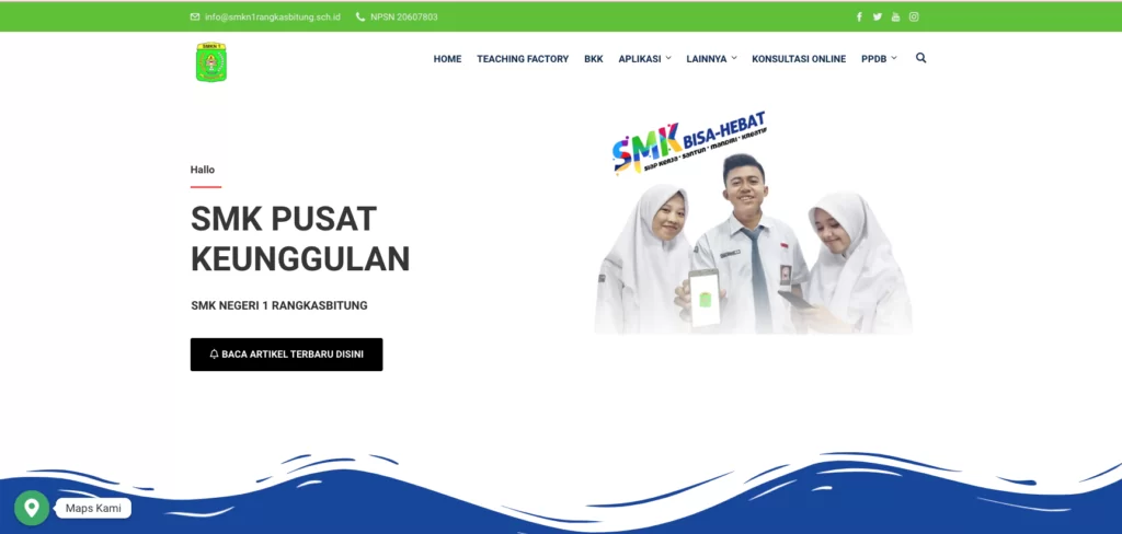 contoh website sekolah
