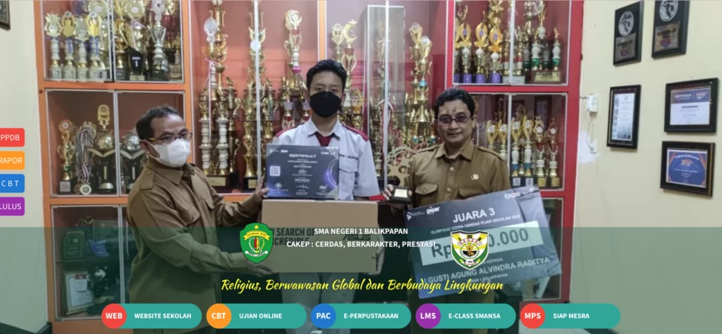 contoh website sekolah