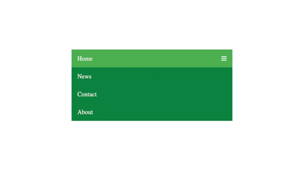membuat menu navbar